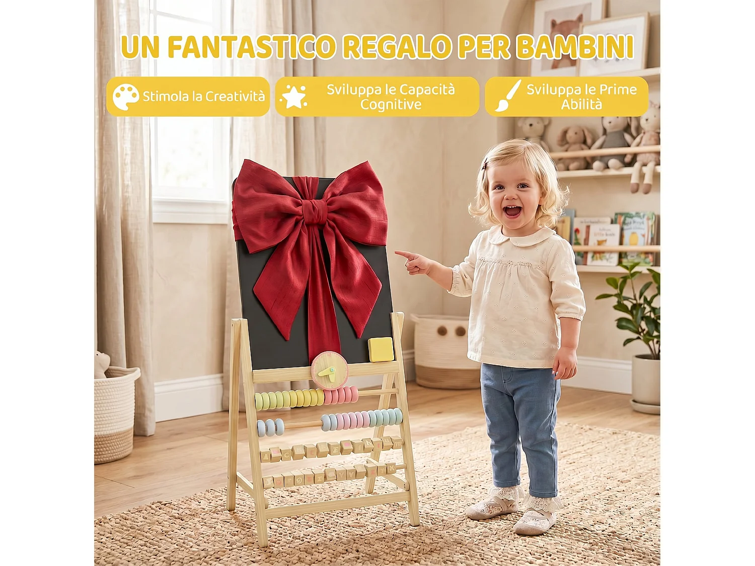 Set di 2 Lampade da Tavolo Moderne con Porte USB in Acciaio, Bianco