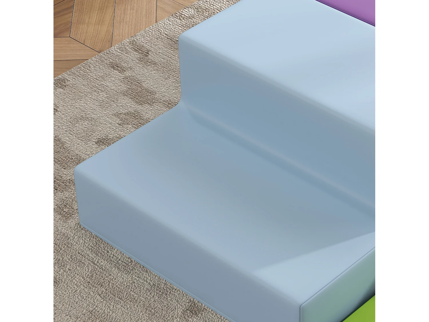 Set di 4 costruzioni morbide per bambini da 1 a 3 anni multicolore