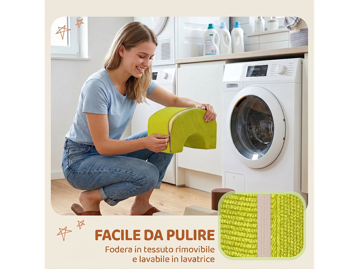 Set di 5 Costruzioni Morbide per Bambini da 3-6 Anni Multicolore