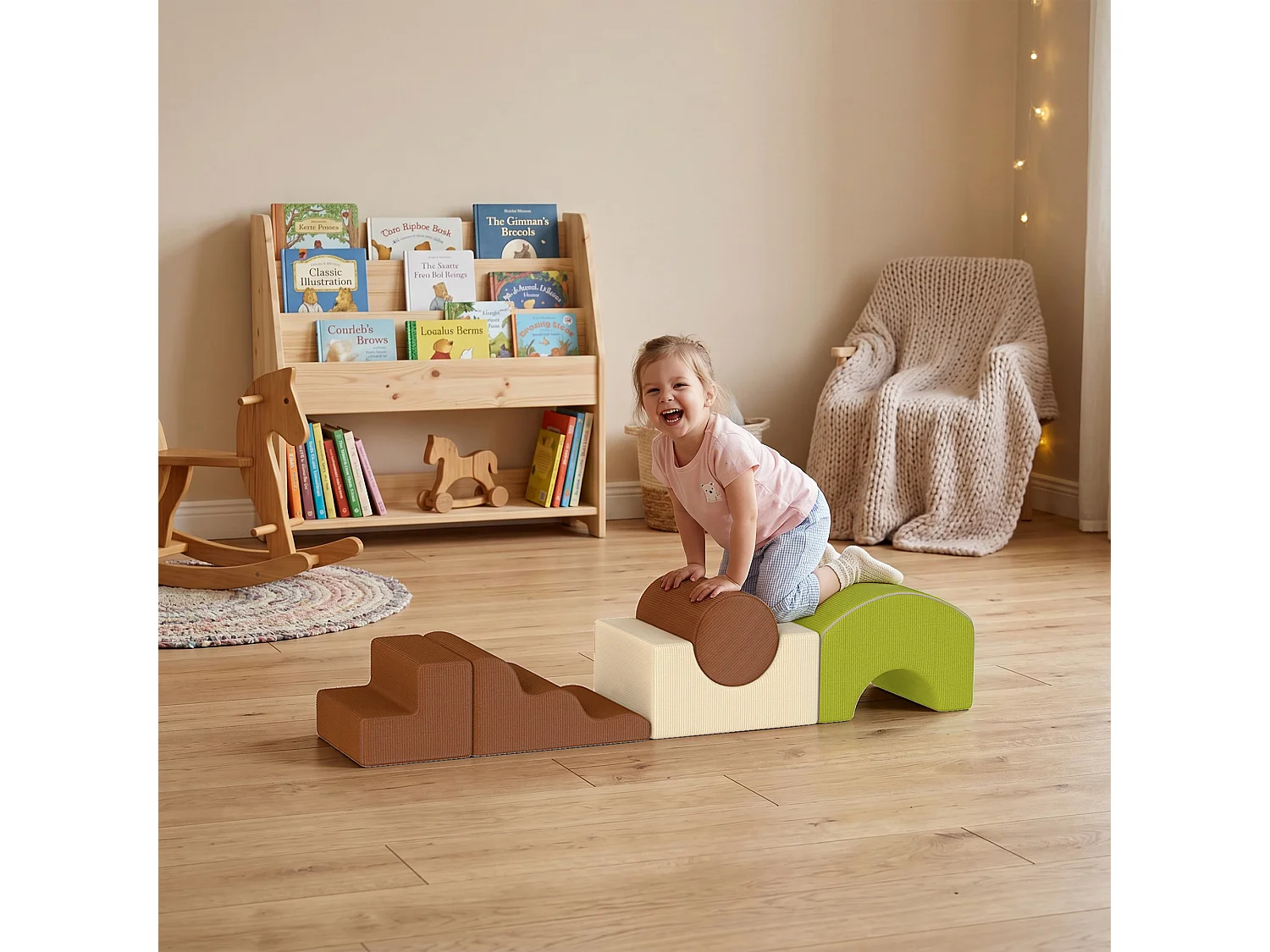 Set di 5 Costruzioni Morbide per Bambini da 3-6 Anni Multicolore