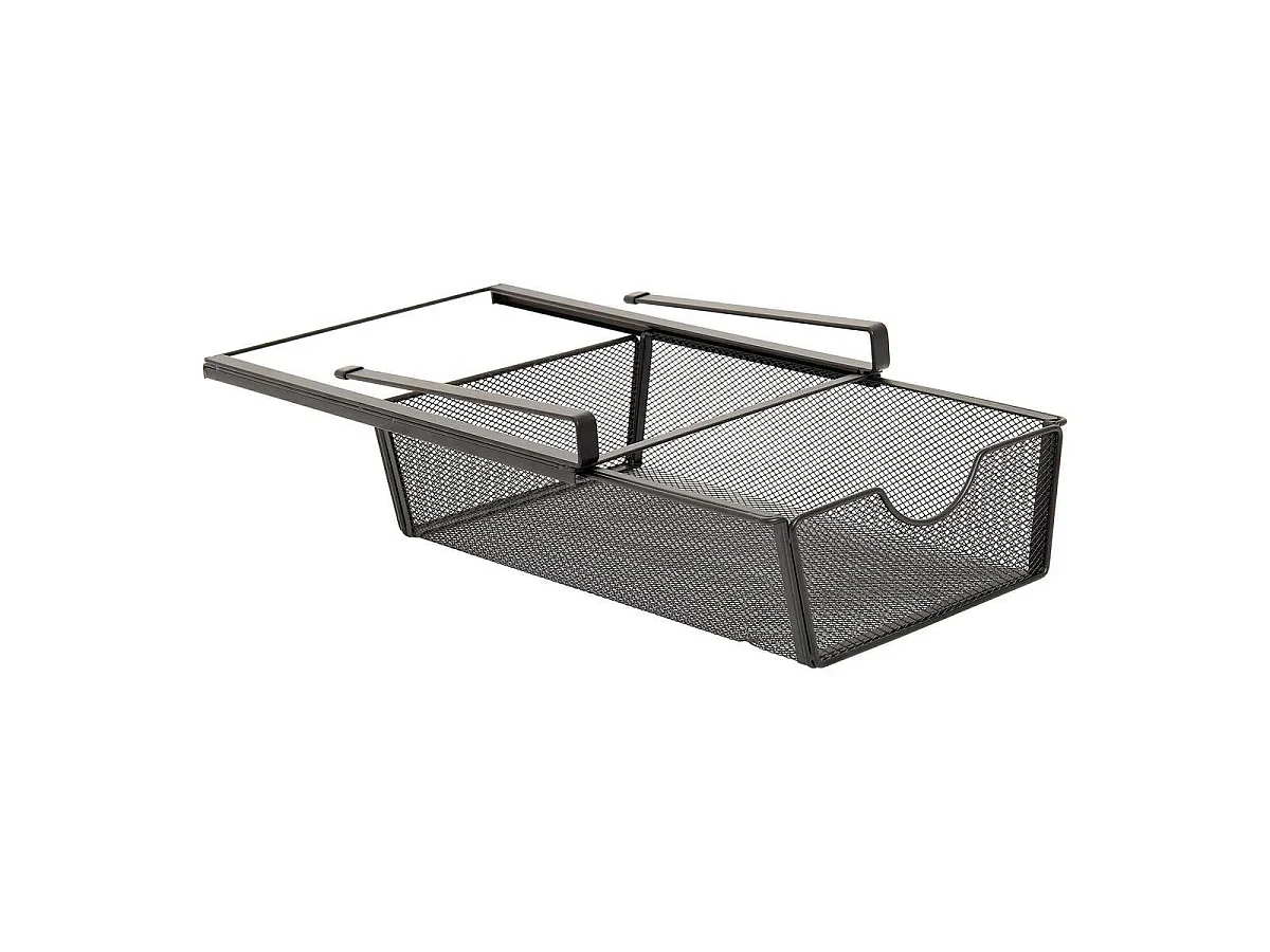 Tiroir de Rangement Coulissant "Spacy" 25cm Noir