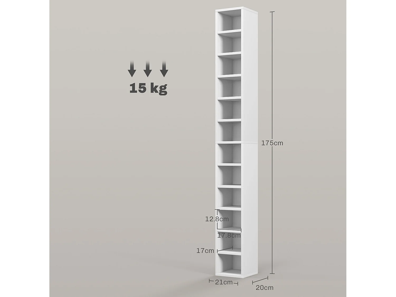 Materasso pieghevole portatile in memory foam bianco