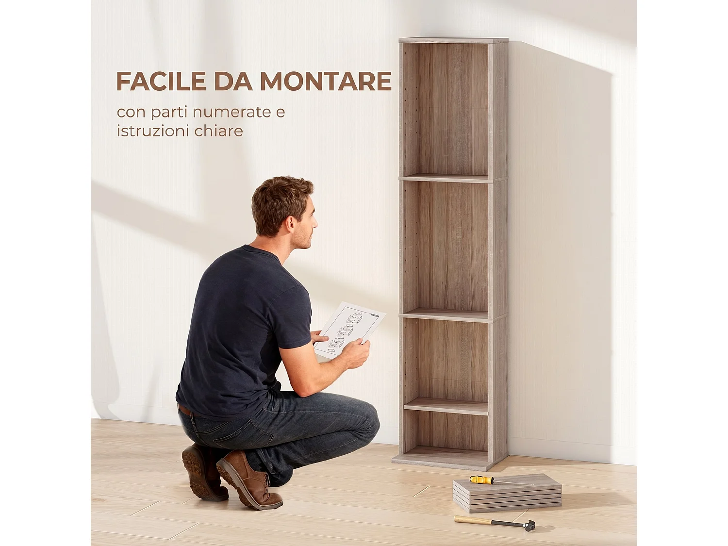 Materasso pieghevole con rivestimento lavabile in memory foam grigio
