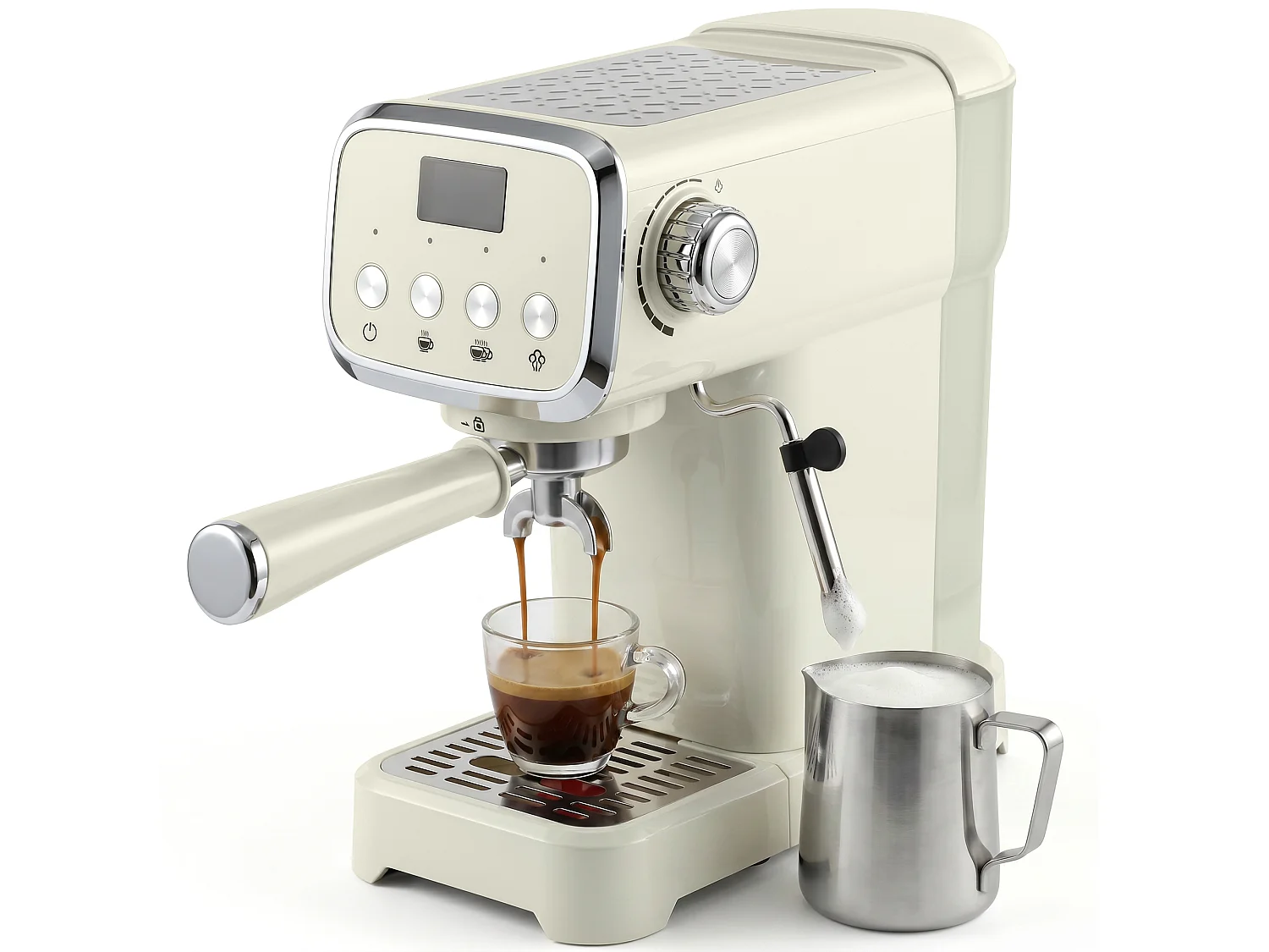 Macchina caffè per espresso 20 bar con lancia montalatte crema