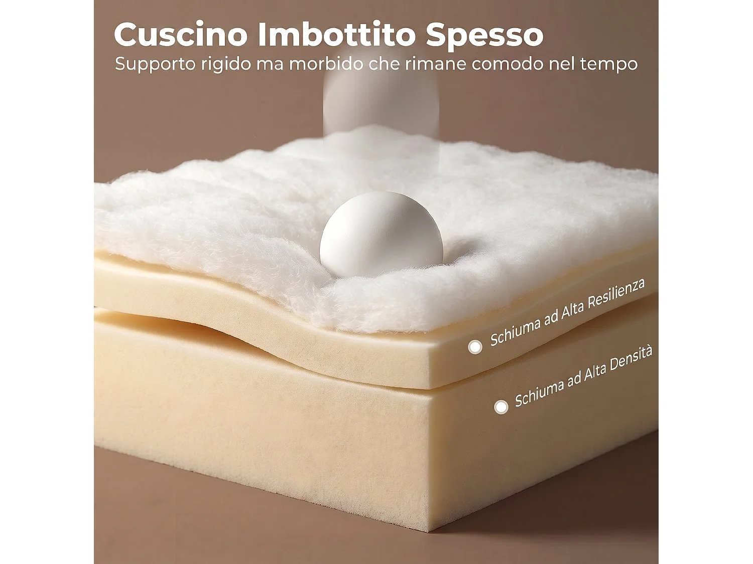Poltrona letto estraibile in tessuto effetto velluto grigio scuro