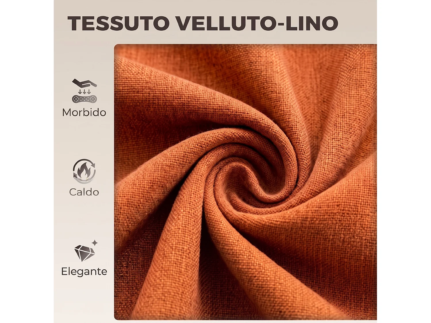 Set 2 sgabelli da bar girevoli in metallo marrone aranciato