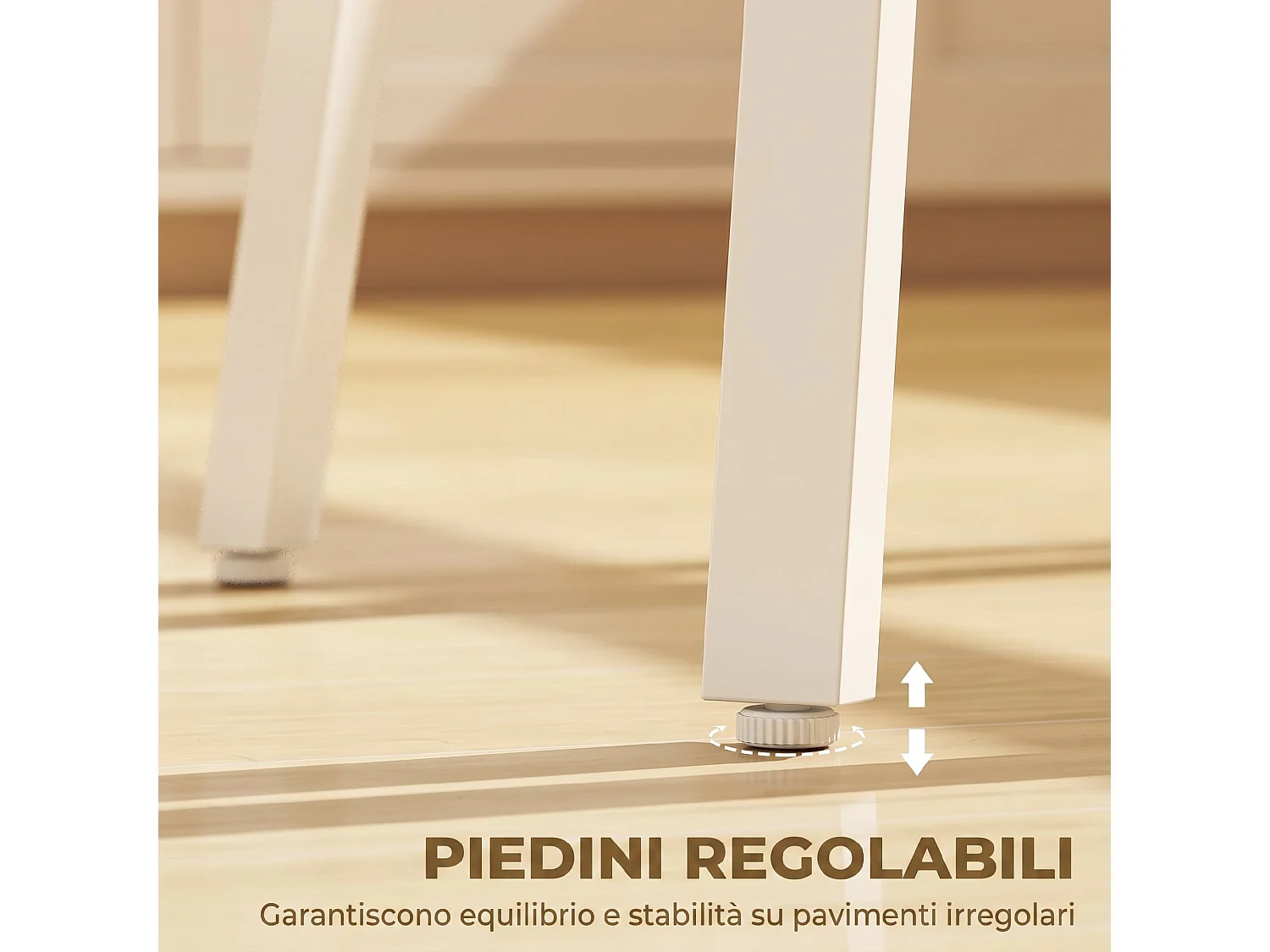 Tavolo alto rotondo con mensola, per 2 persone, naturale bianco