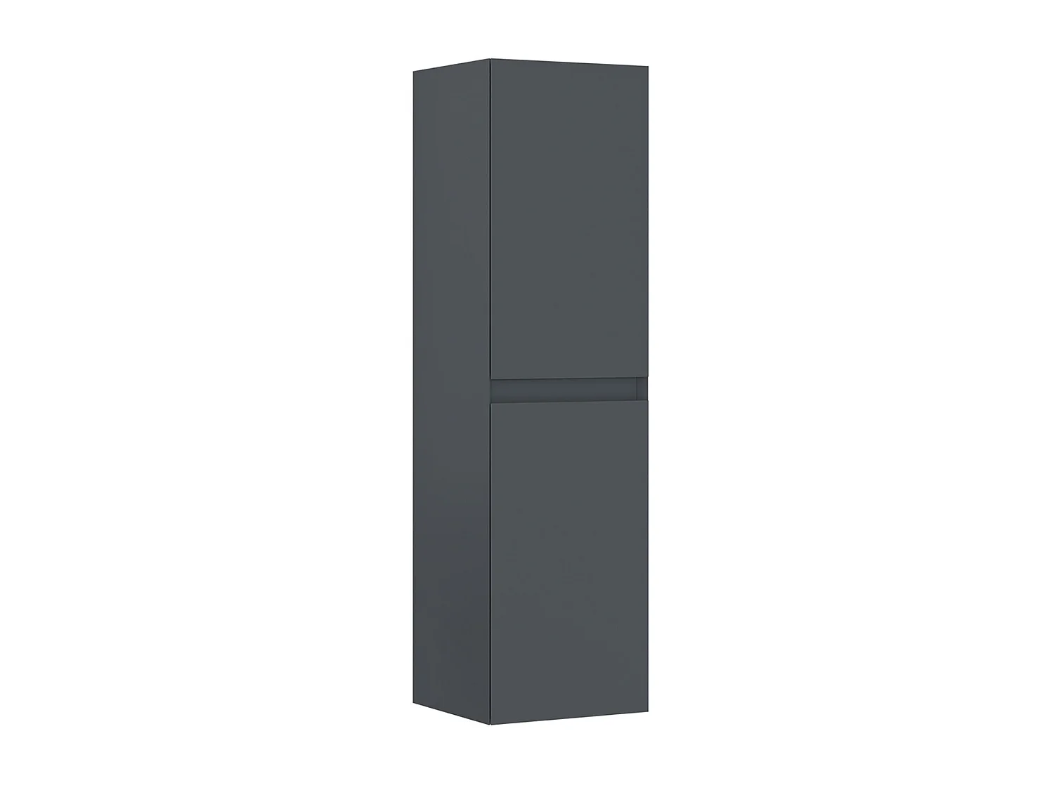Armoire de Salle de Bain "Nest 40 v2" - 40 x 32 x 138 cm - Matte Anthracite