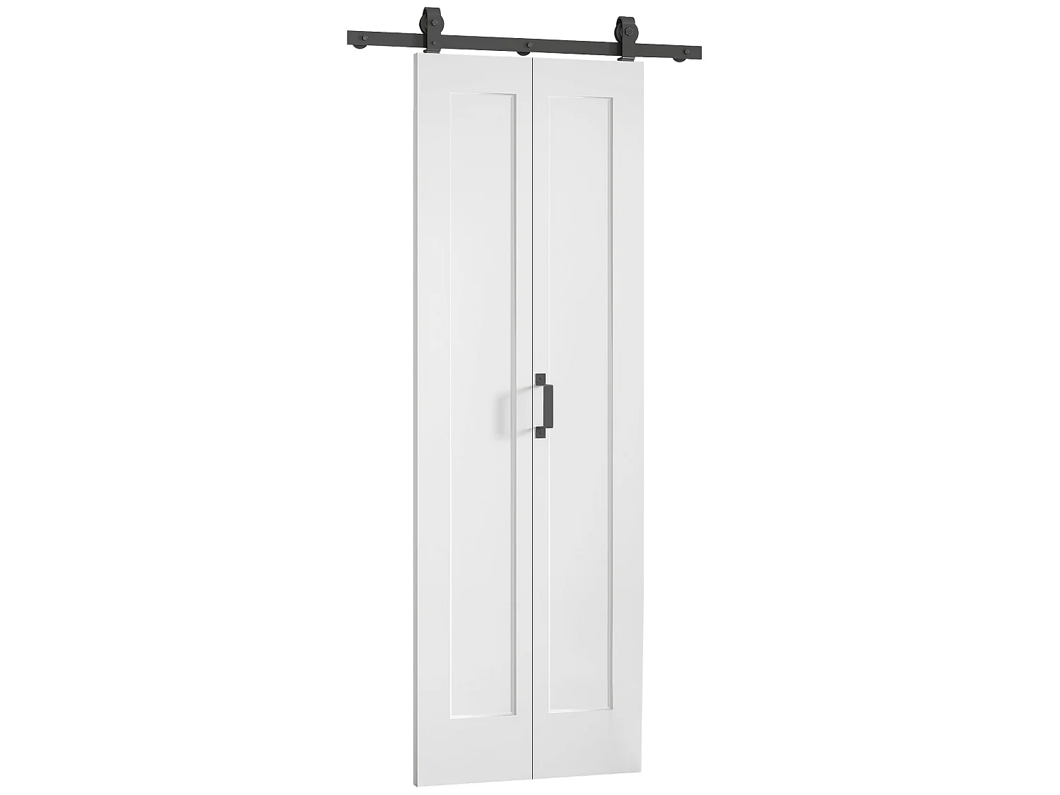 Porta pieghevole a libro con superficie verniciabile 70x210 cm bianco