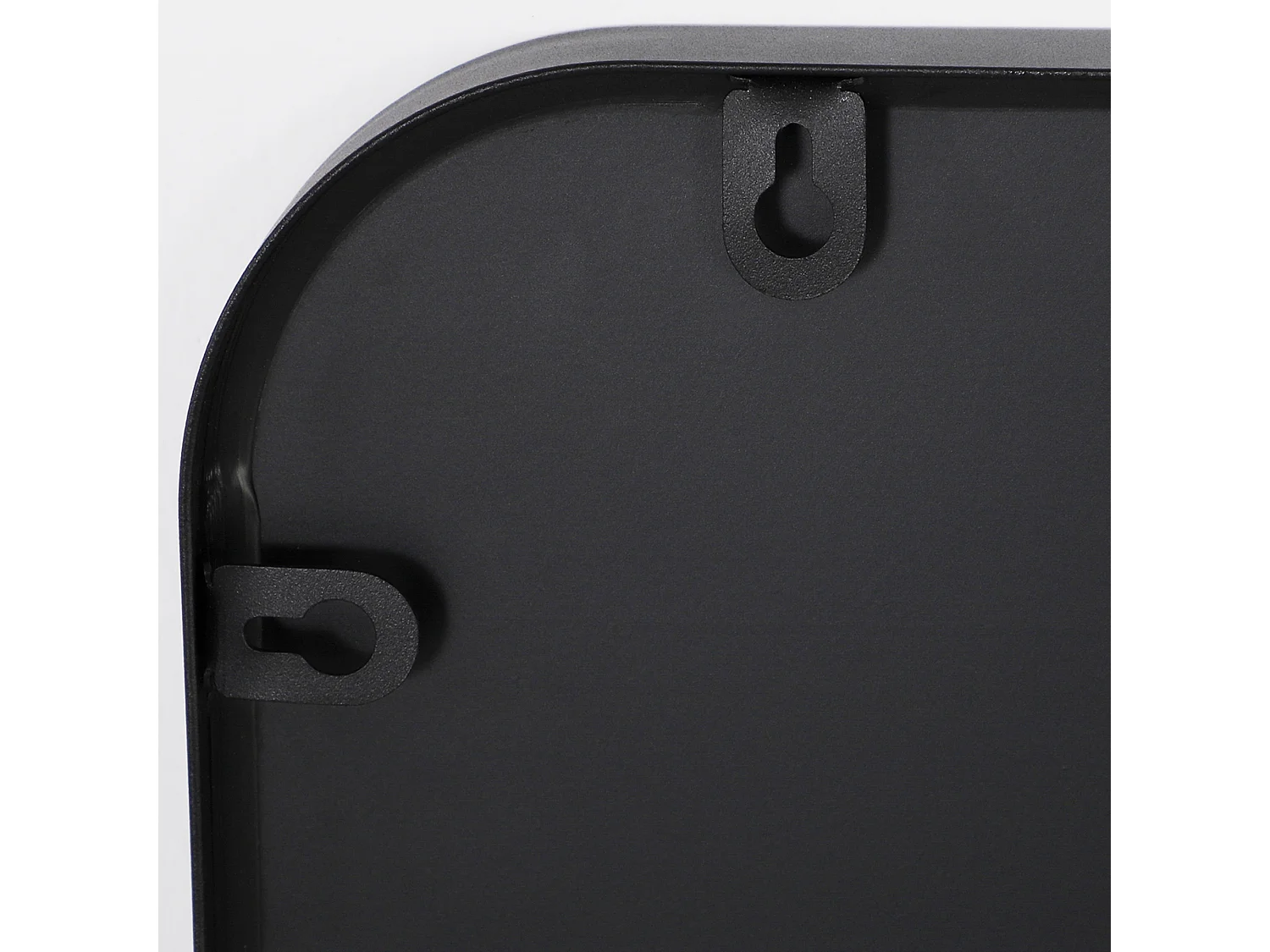 Specchio bagno con cornice in metallo 50x2.5x70 cm nero