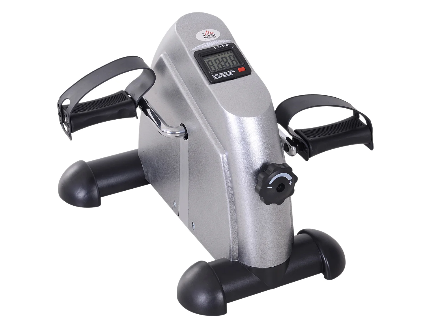 Mini cyclette portatile con schermo lcd per riabilitazione argento