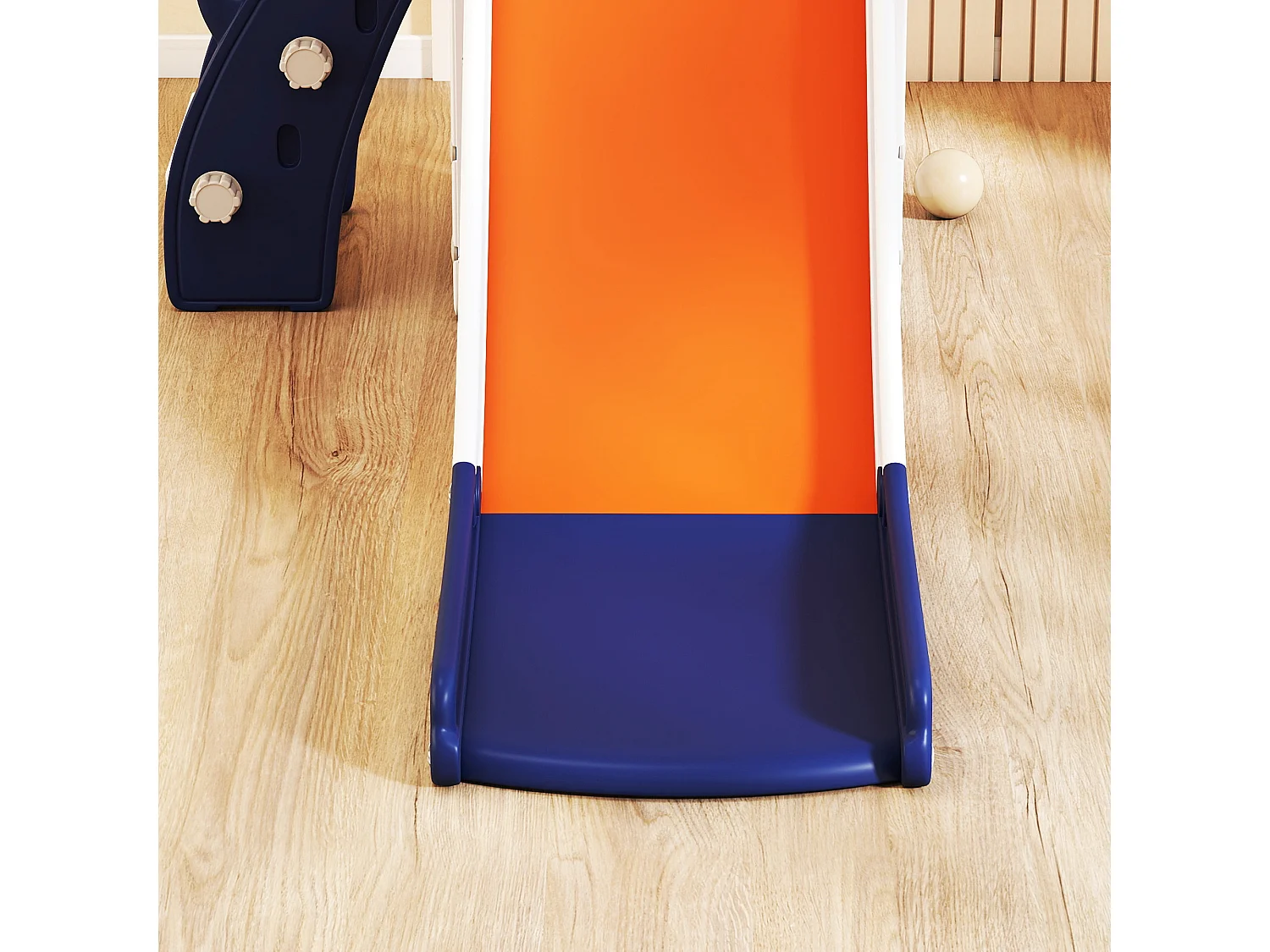 Set scivolo per bambini 1-3 anni con canestro e telescopio blu scuro
