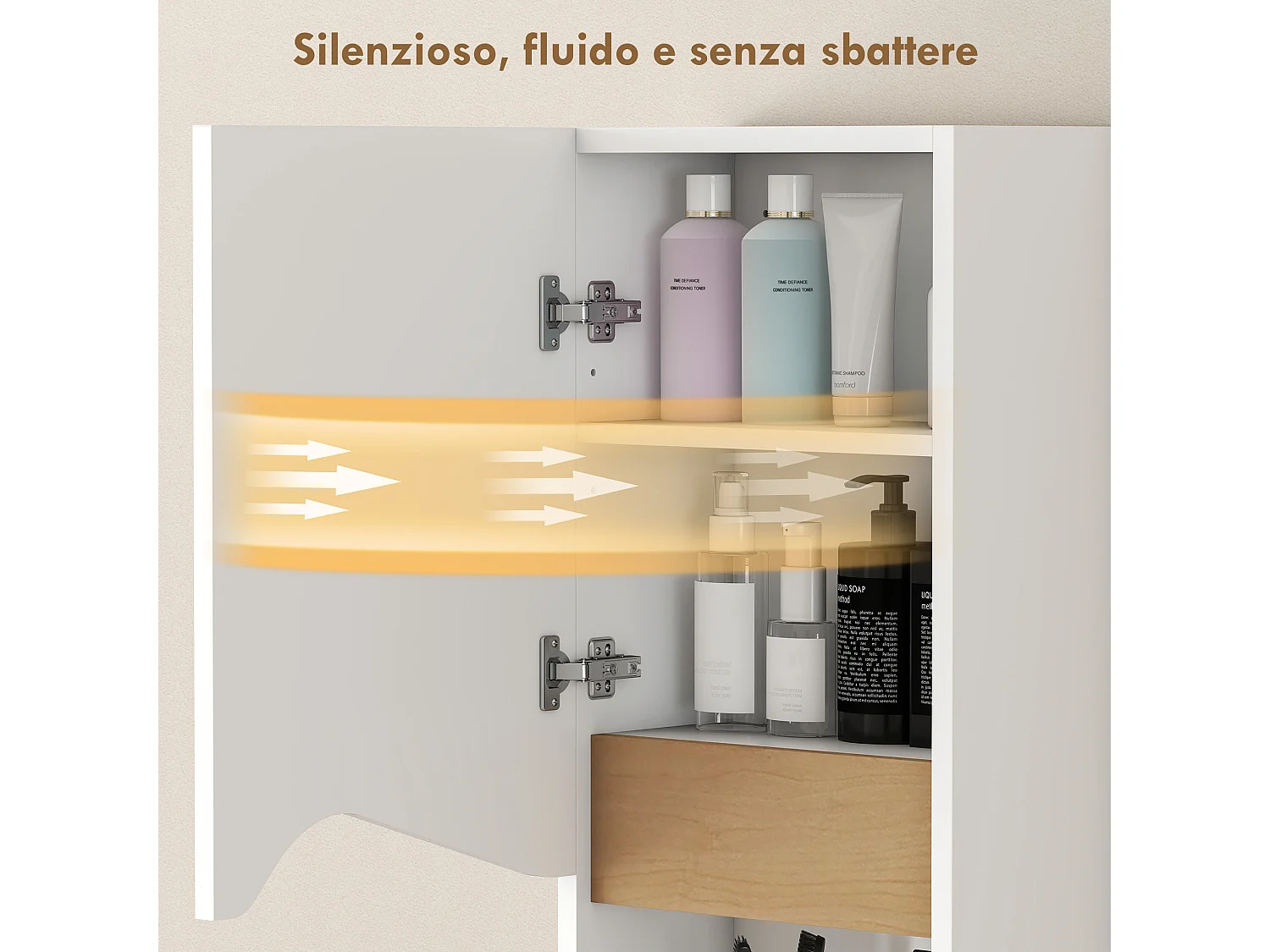 Set di 2 Lampade da Tavolo Moderne con Porte USB in Acciaio, Bianco