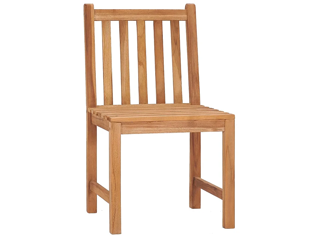Conjunto de comedor de jardín de 7 piezas, 120 x 70 cm, madera maciza de teca
