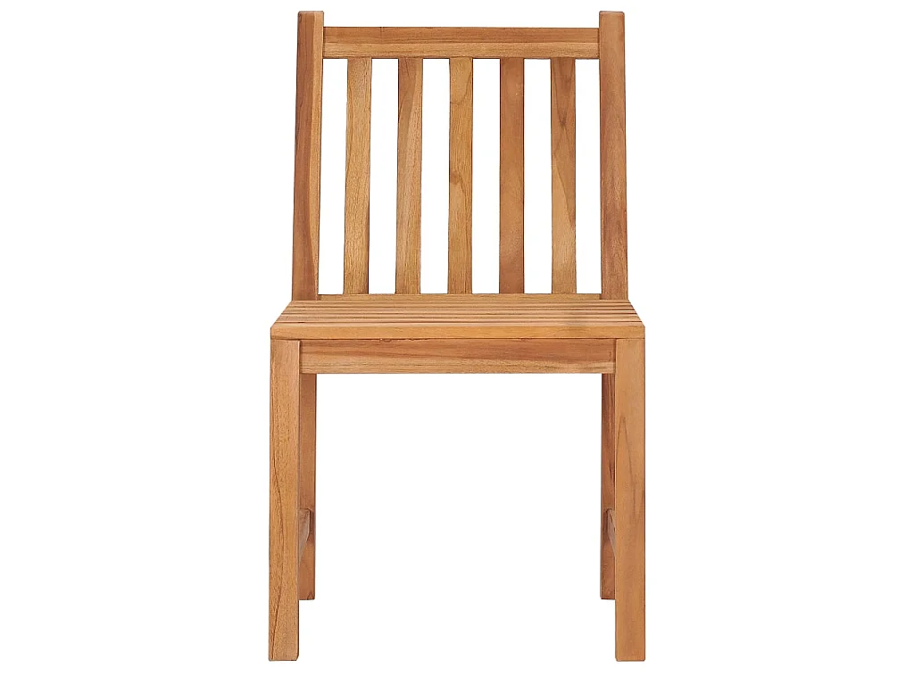 Conjunto de comedor de jardín de 7 piezas, 120 x 70 cm, madera maciza de teca