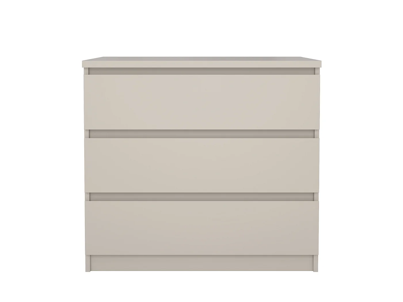 Dressoir Ylva - Cashmere Beige met 3 Lades - 77 x 50 x 70,1 cm