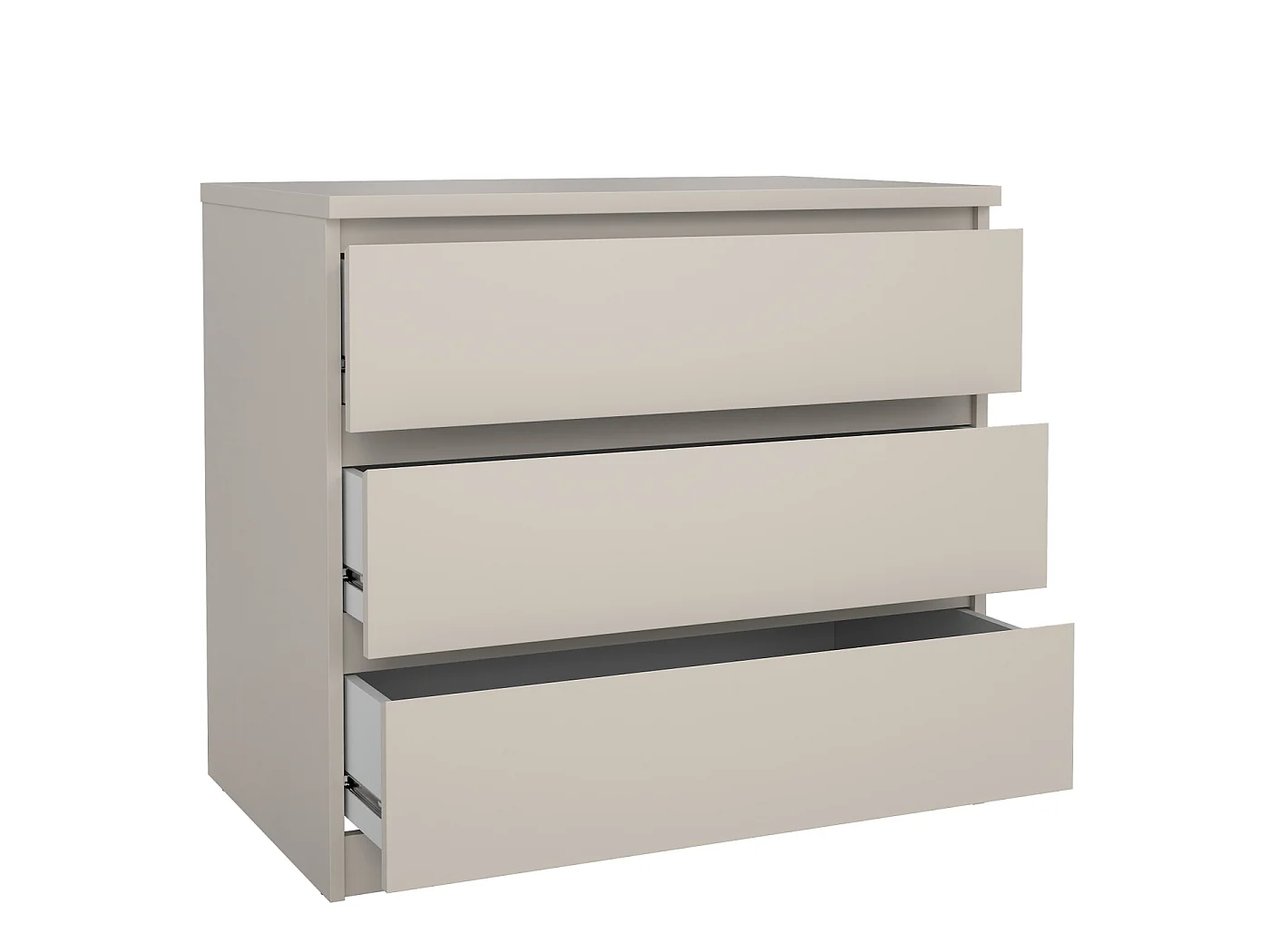 Dressoir Ylva - Cashmere Beige met 3 Lades - 77 x 50 x 70,1 cm
