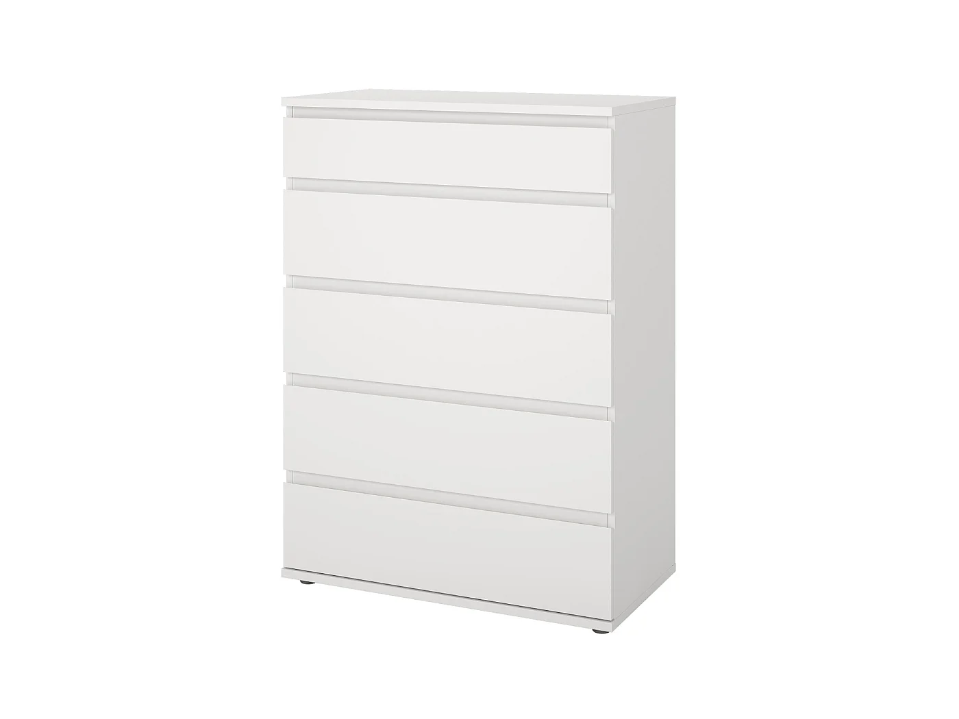 Ladekast Nova - Wit met 5 Lades - 76,8 x 40 x 106,6 cm