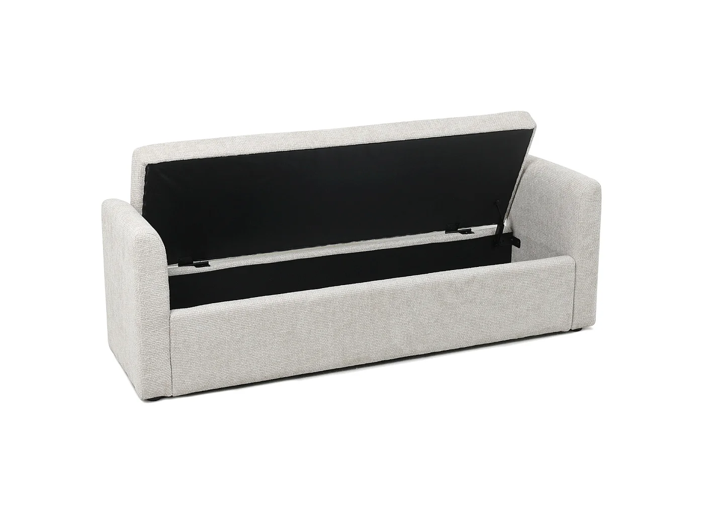 Opbergbank Calvin - Beige met Opbergruimte - 150 cm
