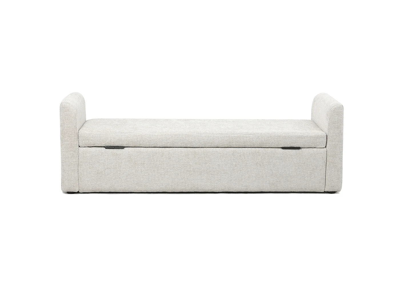 Opbergbank Calvin - Beige met Opbergruimte - 150 cm