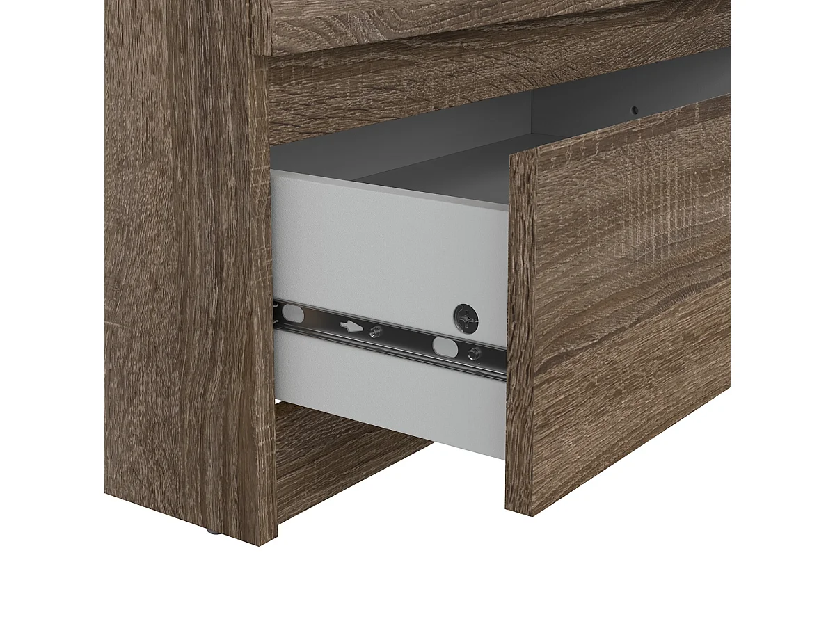 Dressoir Ylva Dubbel - Truffle Donkerbruin met 6 Lades - 153,8 x 50 x 68 cm