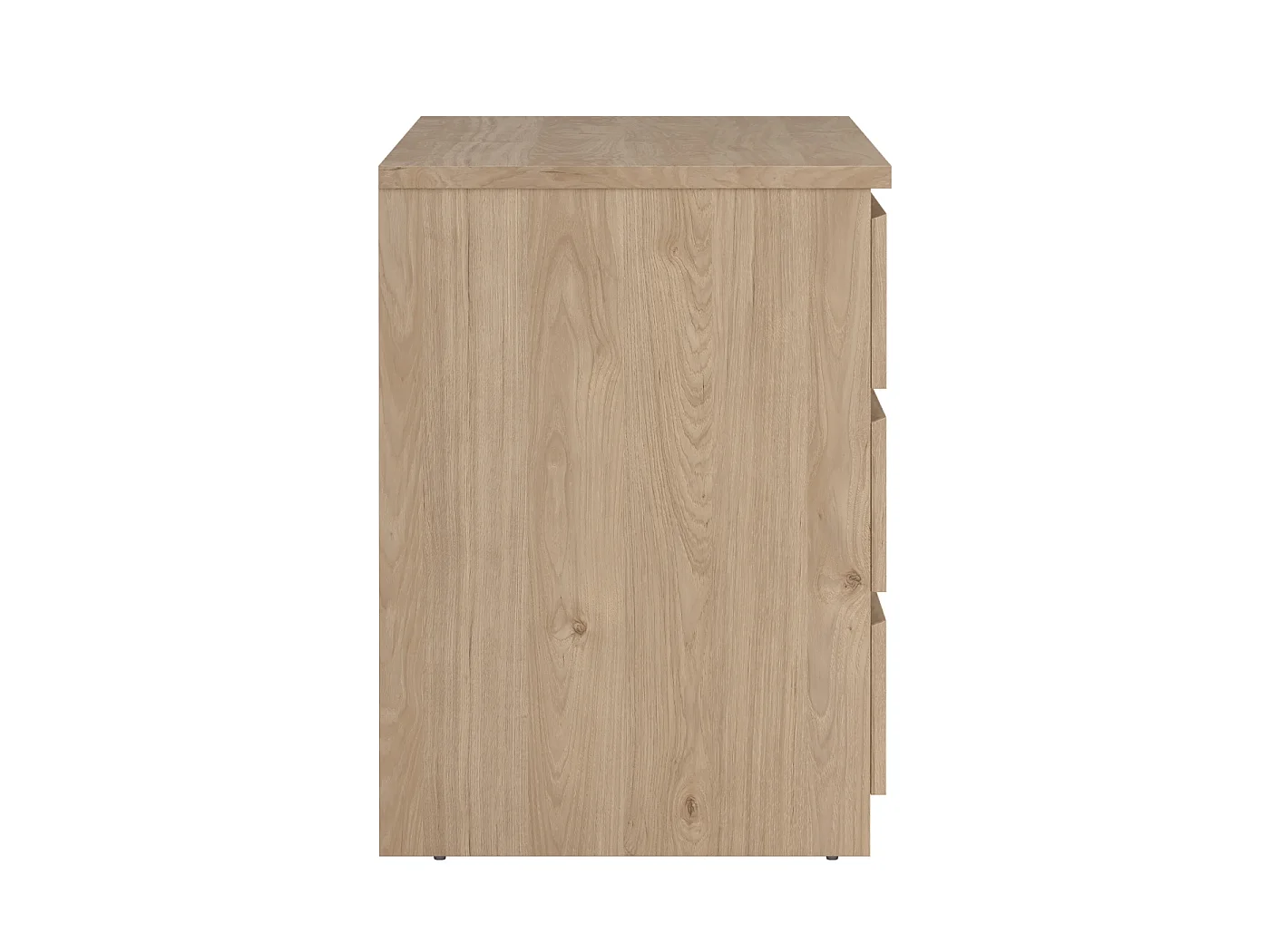 Dressoir Ylva Dubbel - Naturel Hickory Houtlook met 6 Lades - 153,8 x 50 x 68 cm
