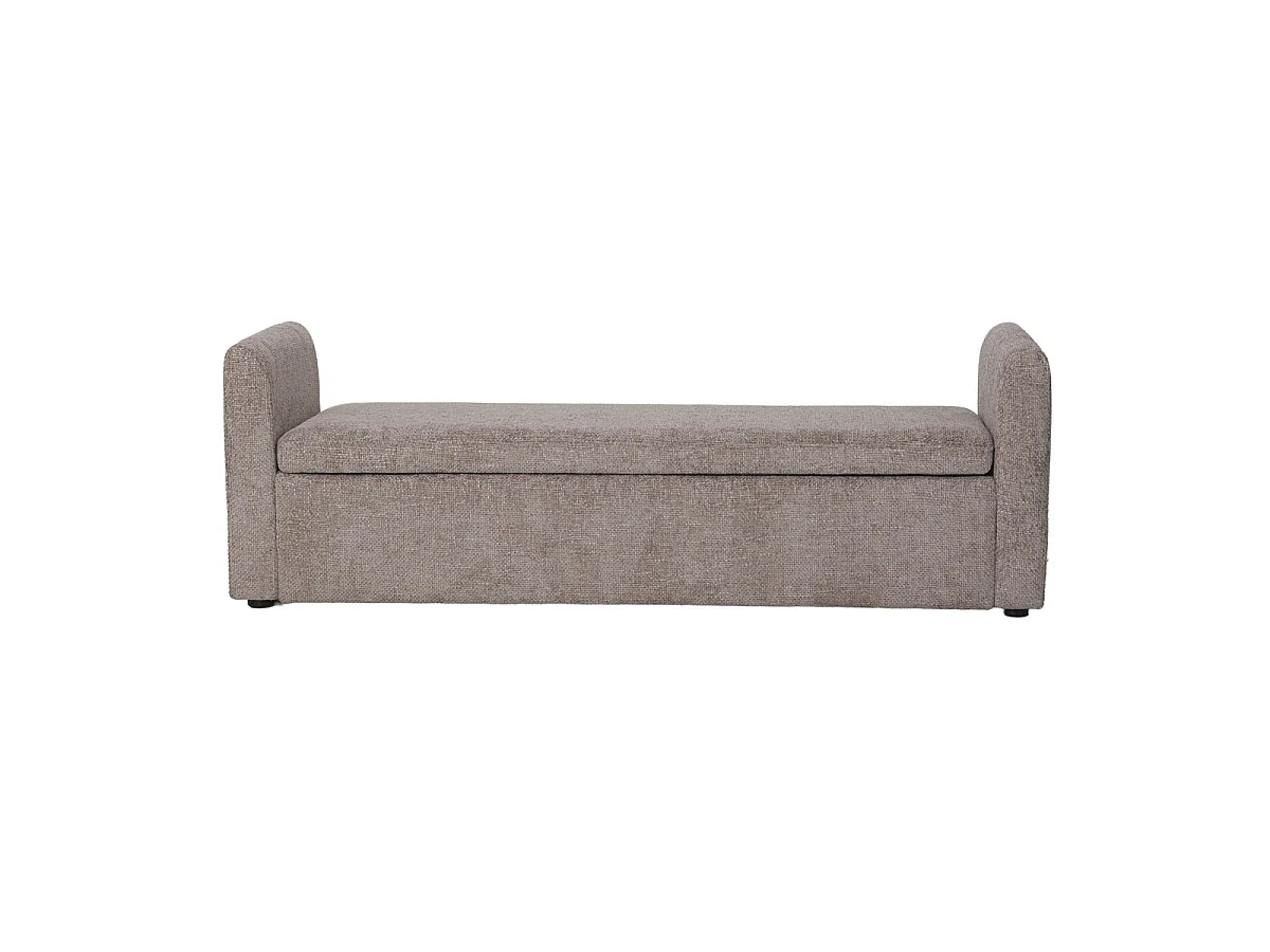 Opbergbank Calvin - Taupe met Opbergruimte - 150 cm