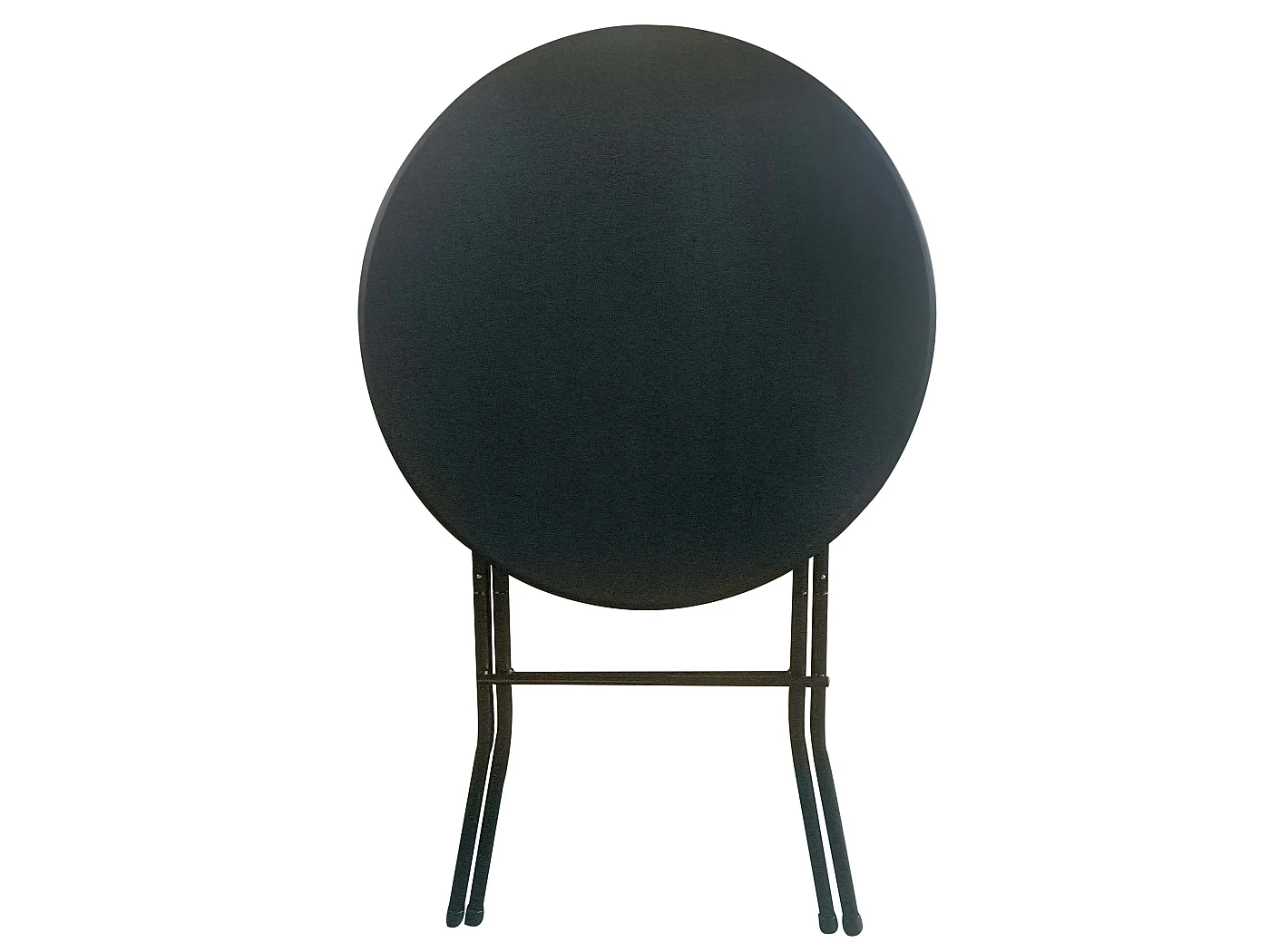 Inklapbare Statafel Piper - Rond Zwart - Ø 80 cm - Hoogte 110 cm