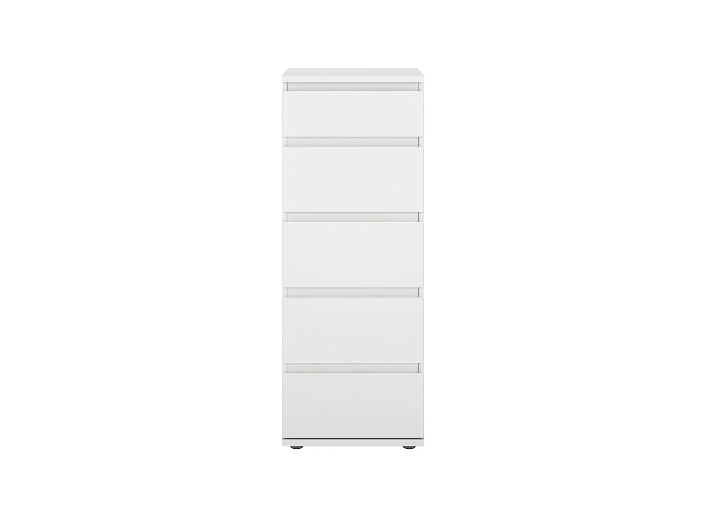 Ladekast Nova - Wit met 5 Lades - 40,2 x 40 x 106,6 cm