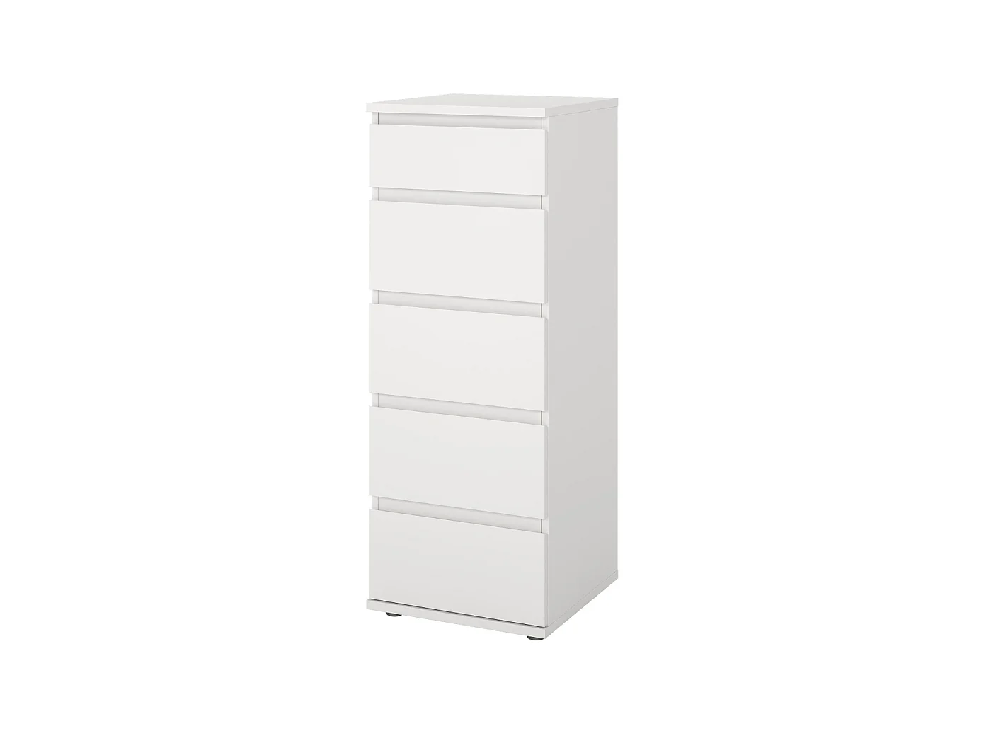 Ladekast Nova - Wit met 5 Lades - 40,2 x 40 x 106,6 cm