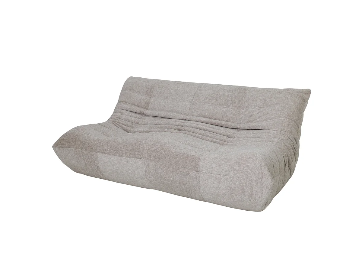 2-Zitsbank Bear - Taupe Stof Zonder Armleuningen - 168 x 100 x 69 cm