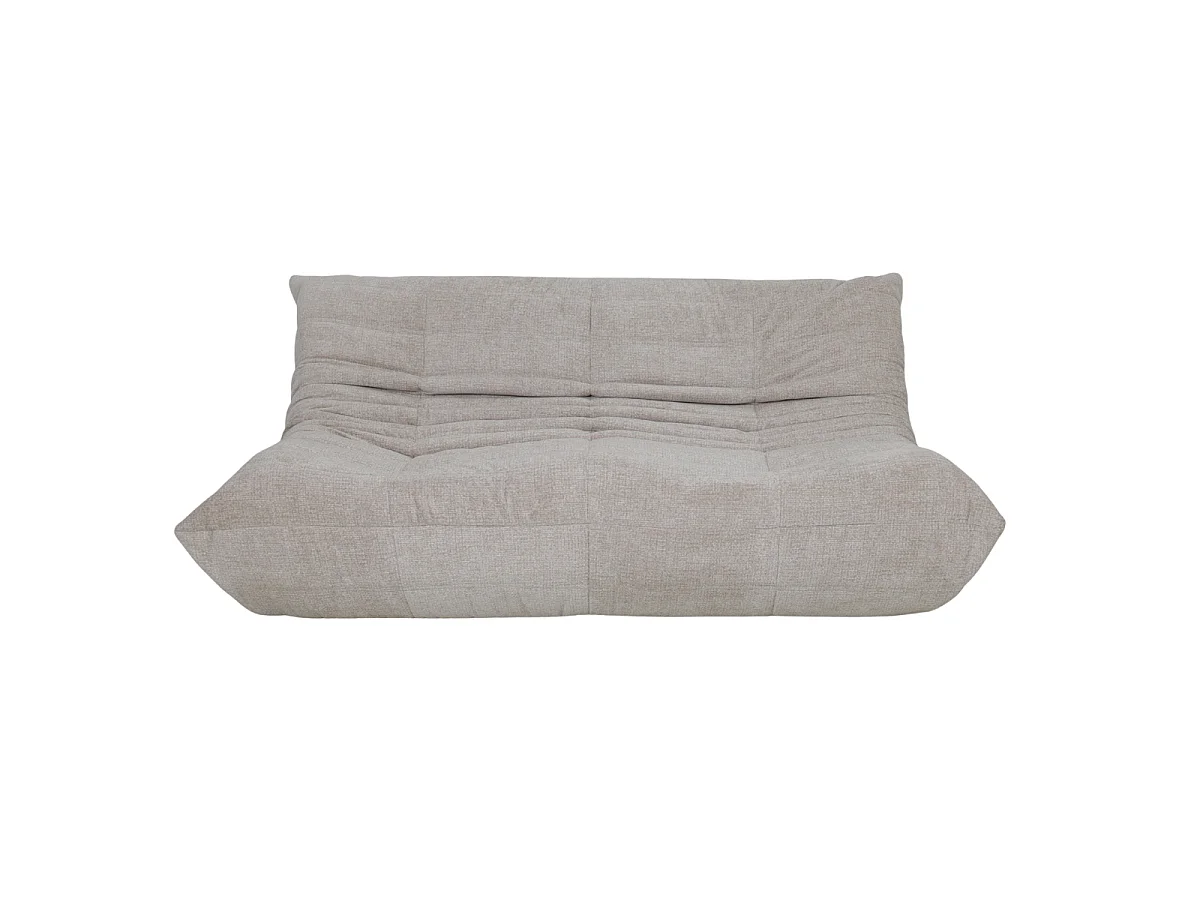 2-Zitsbank Bear - Taupe Stof Zonder Armleuningen - 168 x 100 x 69 cm