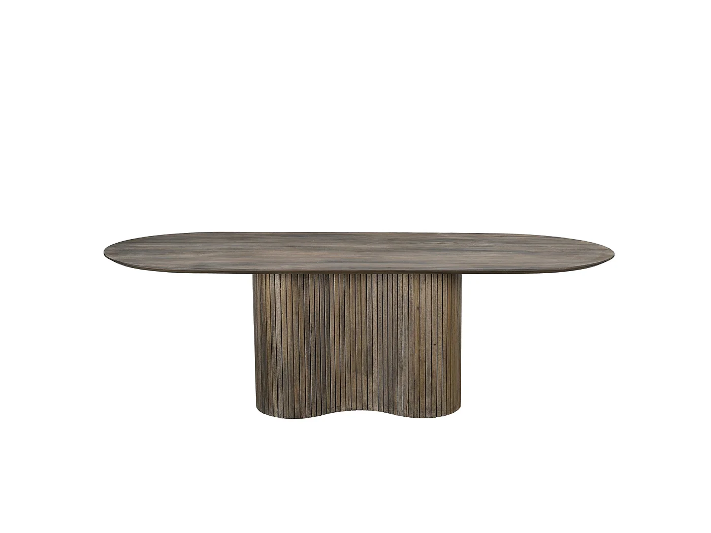 Eettafel Ava - Ovaal Mangohout Bruin - 240 x 100 x 77 cm - 6-8 personen