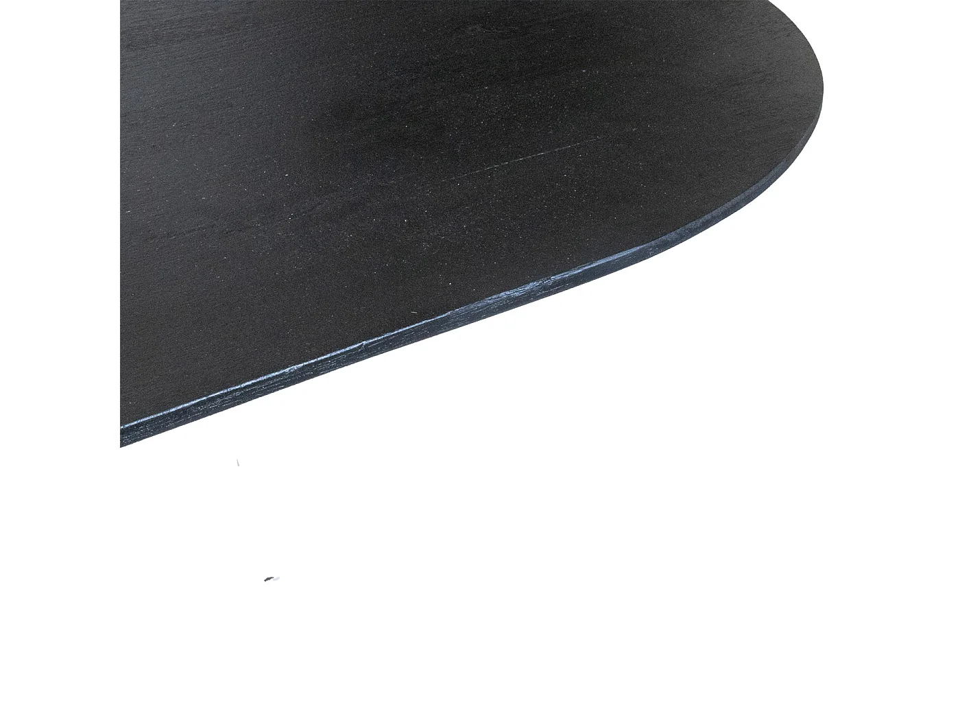 Eettafel Ava - Ovaal Mangohout Zwart - 300 x 100 x 77 cm - 8-10 personen