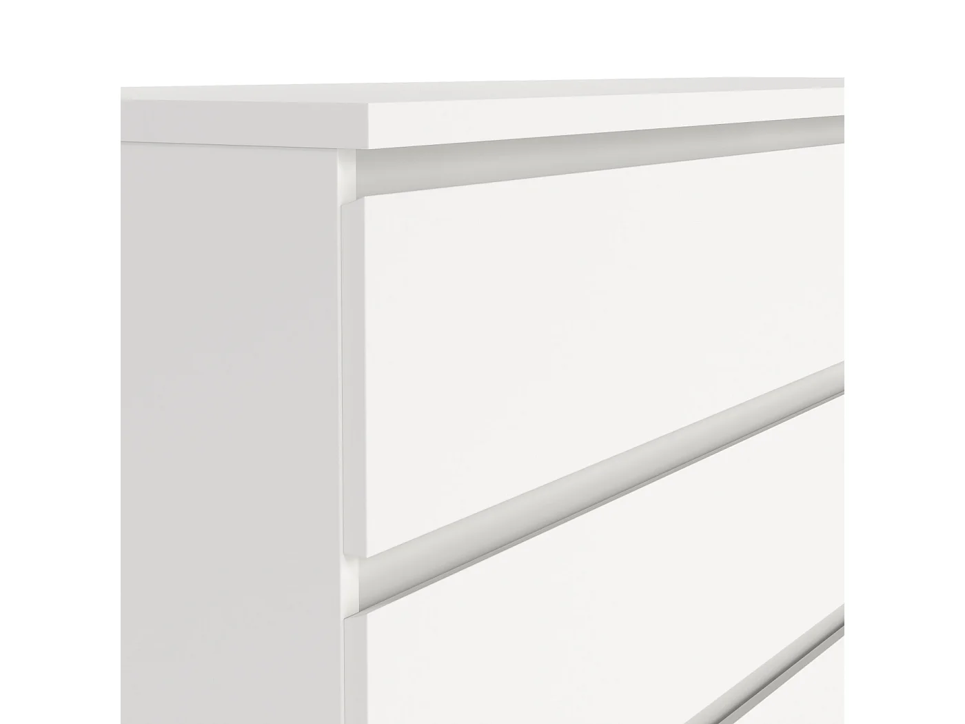 Dressoir Ylva Dubbel - Wit met 6 Lades - 153,8 x 50 x 68 cm