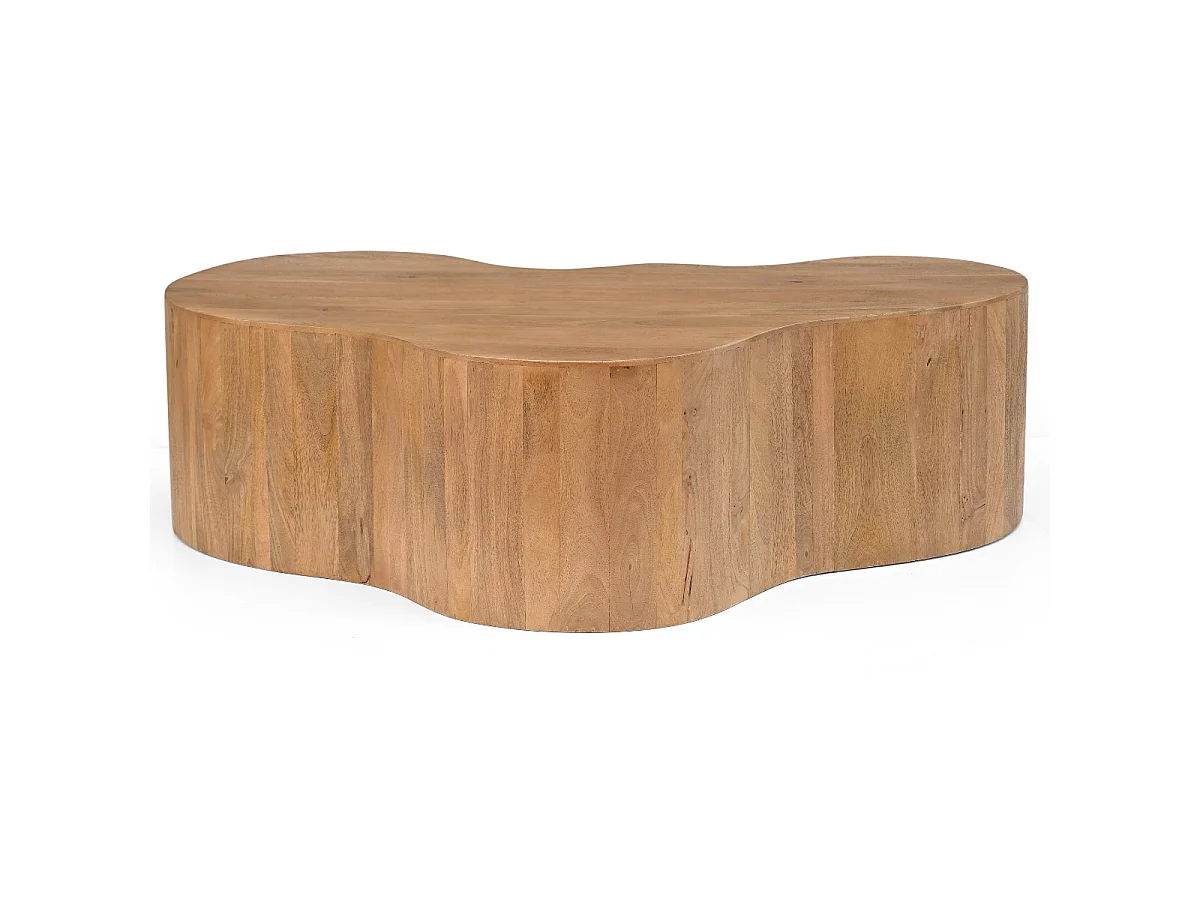 Salontafel Moos - Organisch Mangohout Naturel - 130 cm