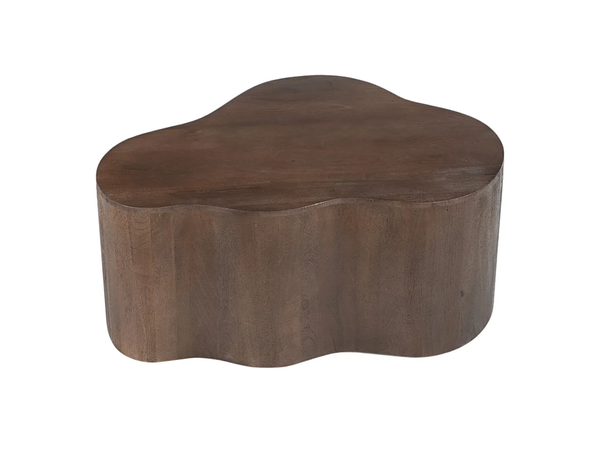 Salontafel Moos - Organisch Mangohout Walnootkleurig - 70 cm