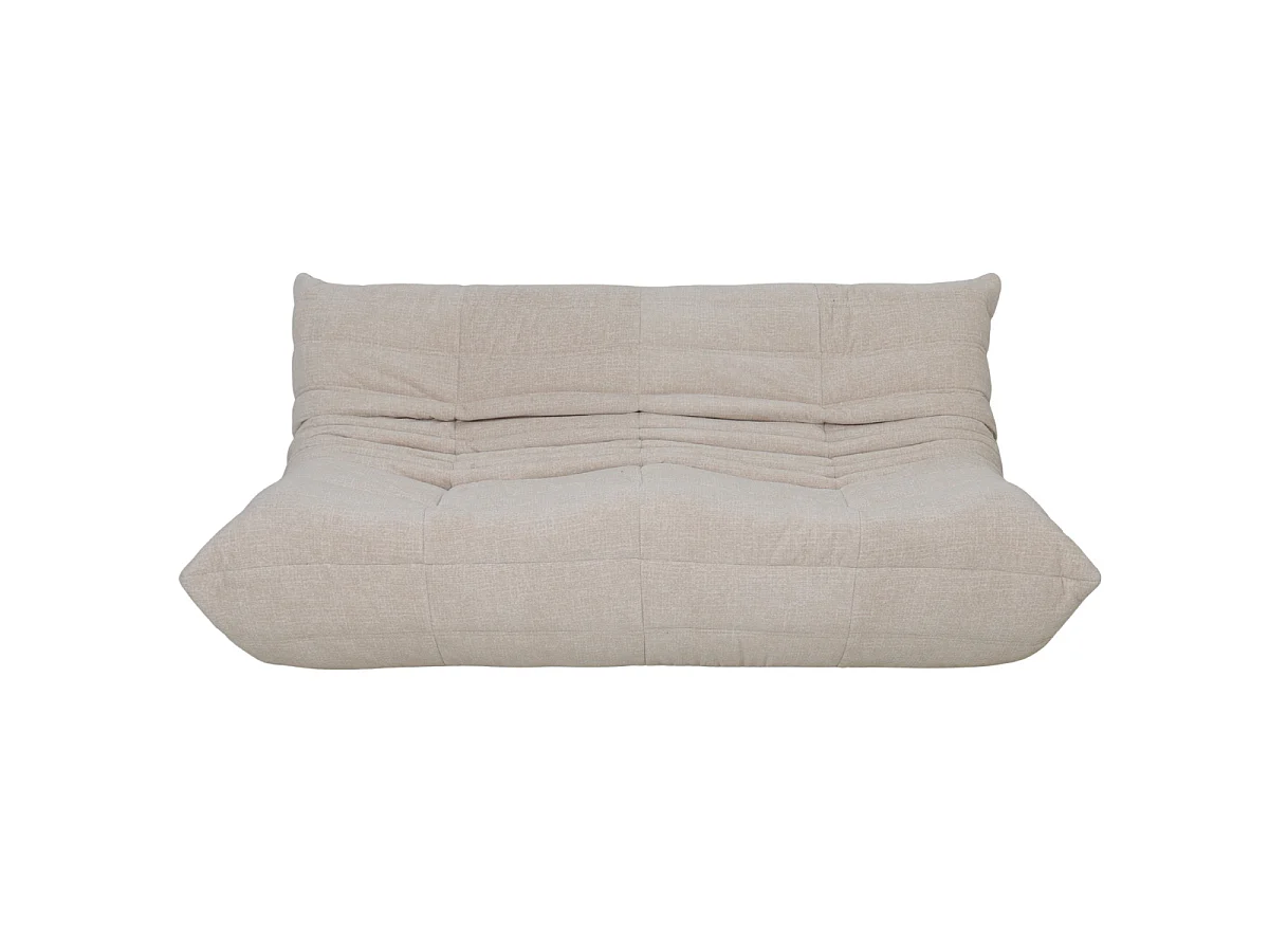 2-Zitsbank Bear - Beige Stof Zonder Armleuningen - 168 x 100 x 69 cm