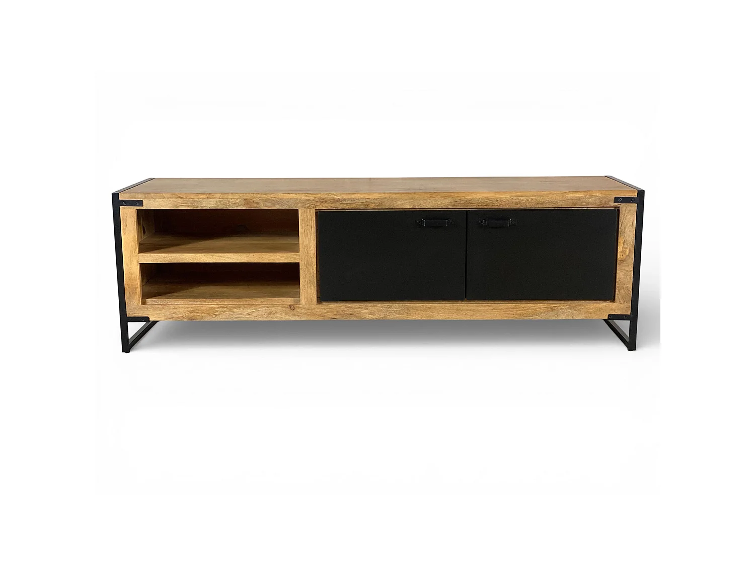 Meuble TV 160 cm en bois massif de manguier - WEST