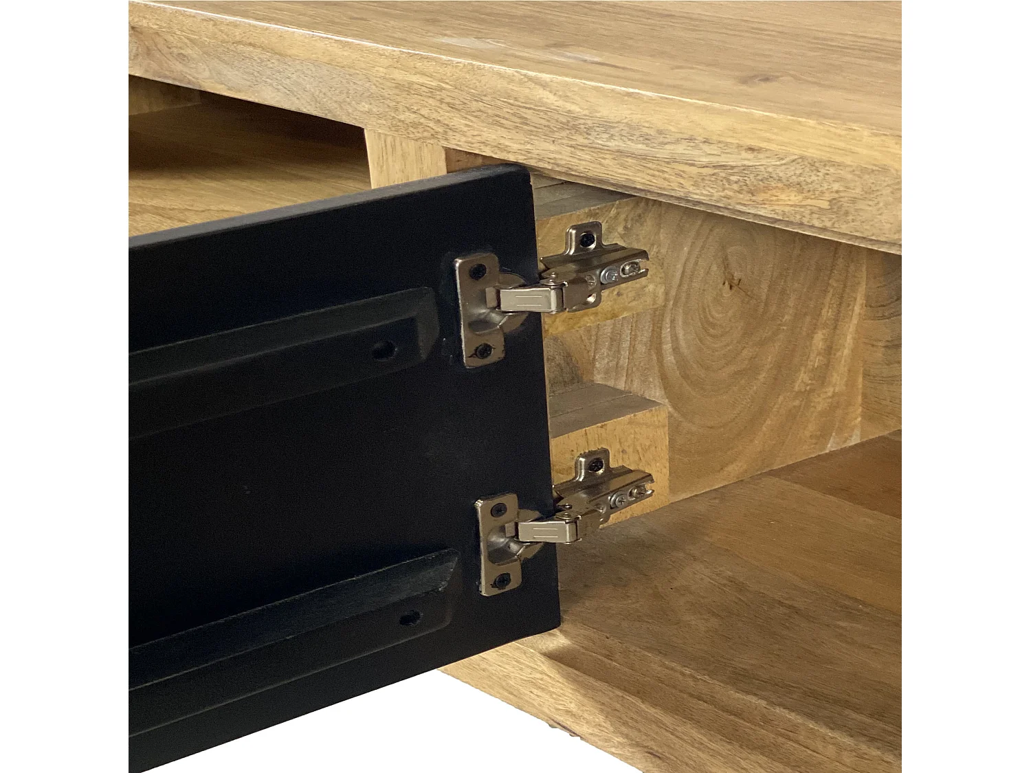 Meuble TV 160 cm en bois massif de manguier - WEST