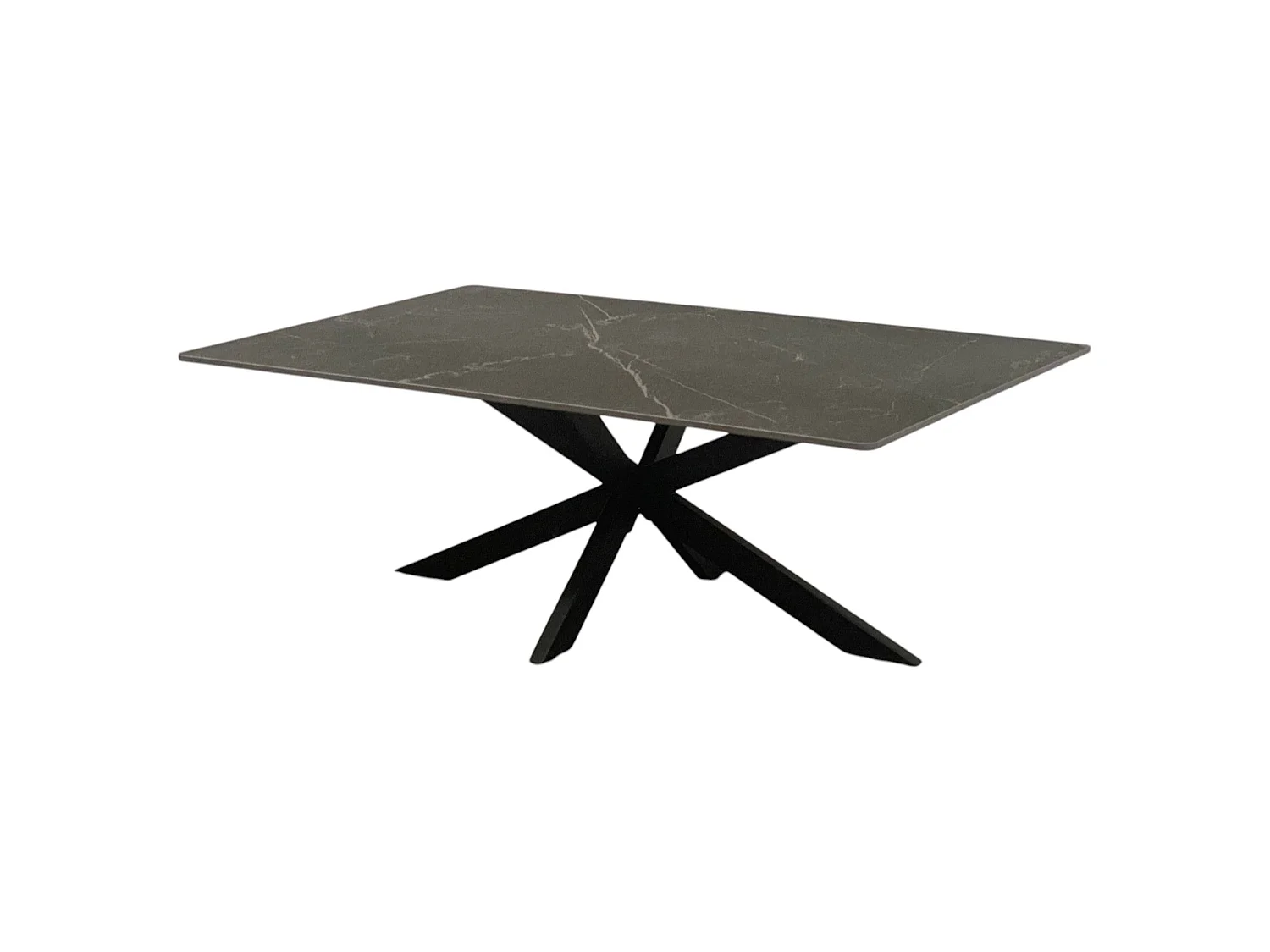 Table basse rectangle céramique coloris noir - RUFFEC
