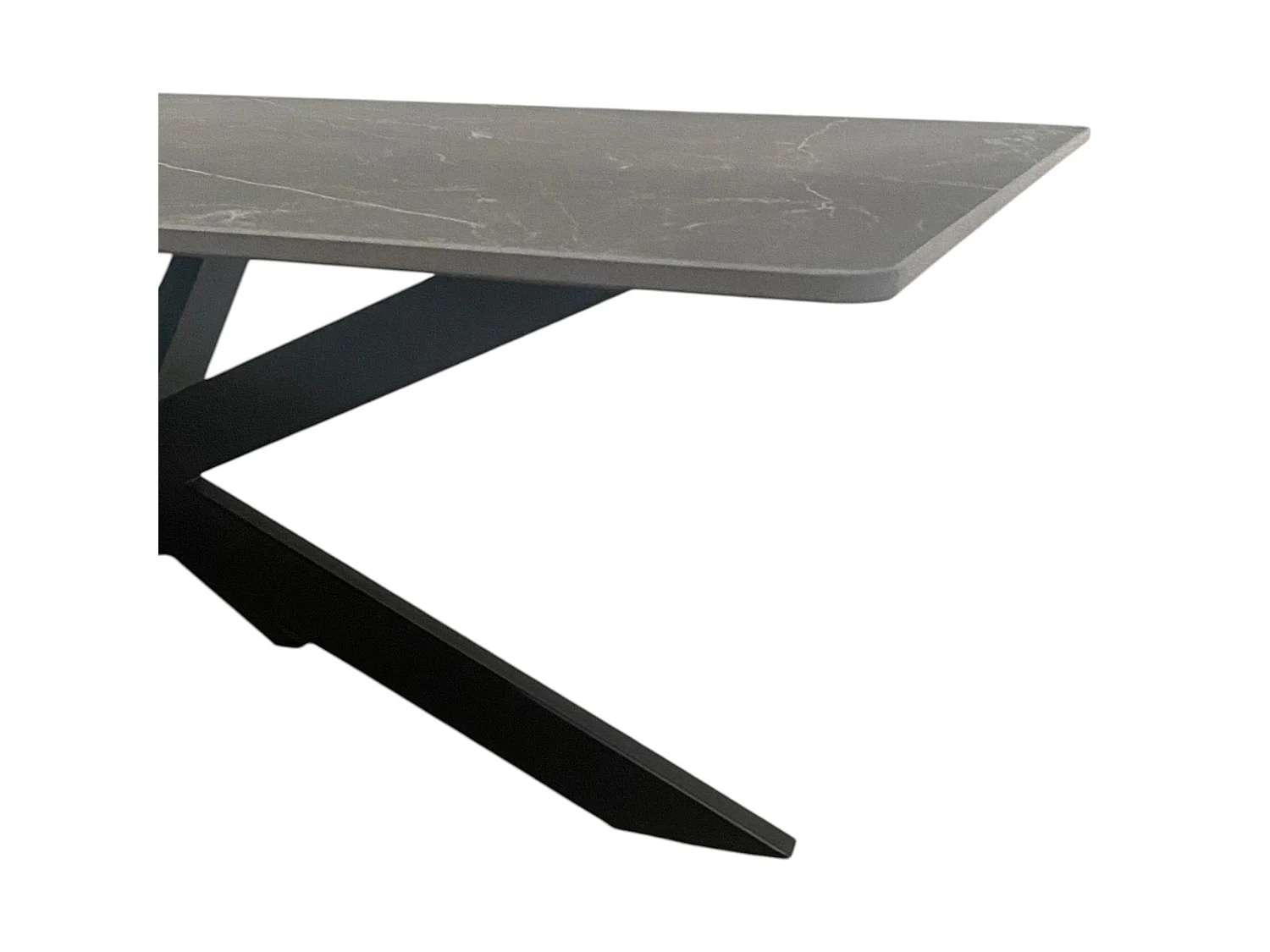 Table basse rectangle céramique coloris noir - RUFFEC