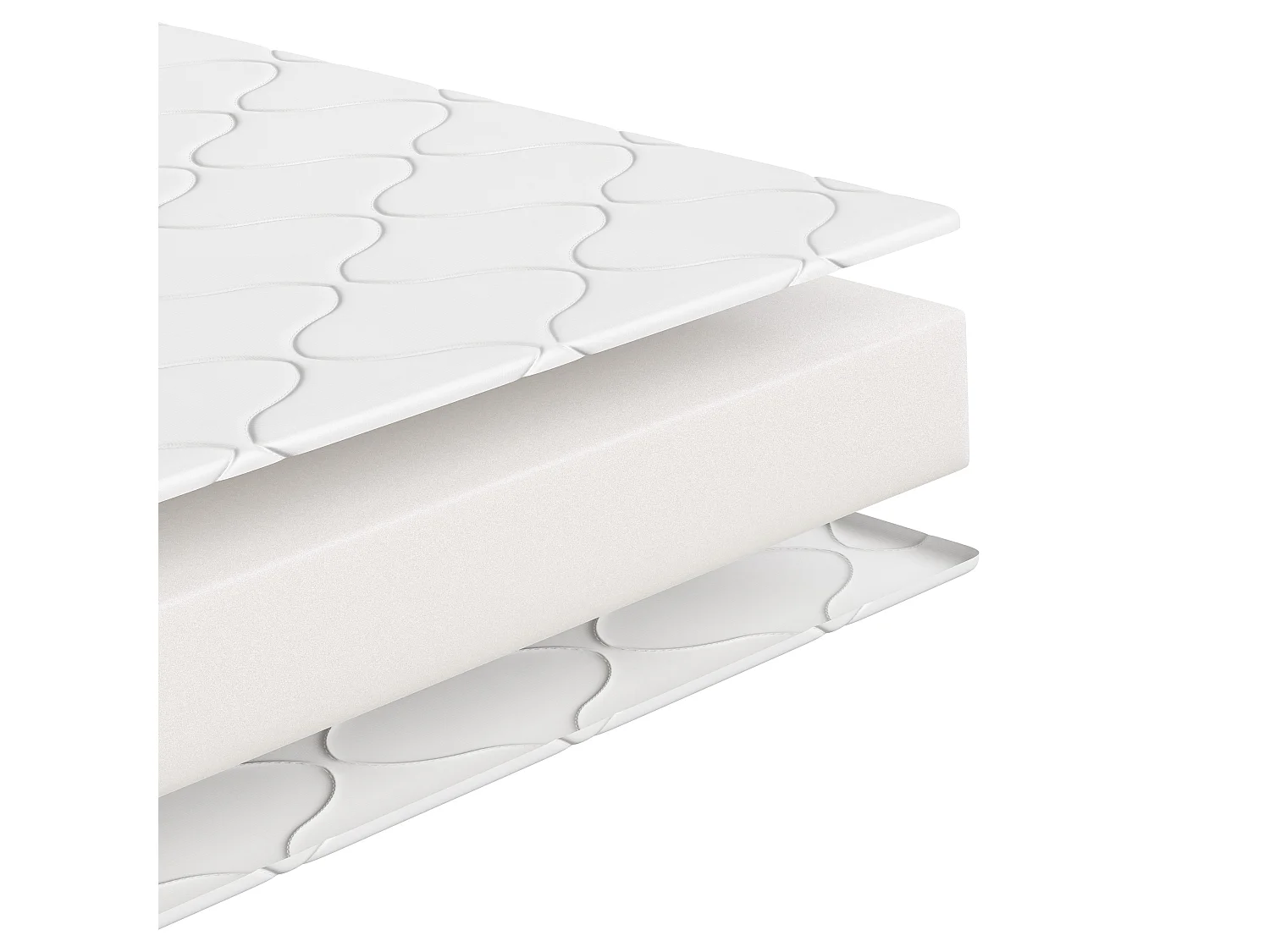 Matelas en mousse 160x200  confortable et hypoallergénique LUNA 8 cm