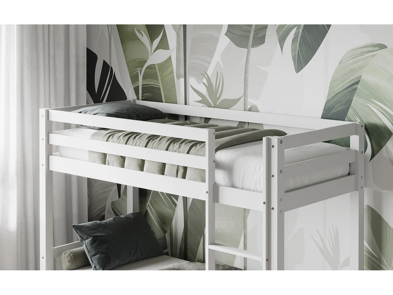 Flair Callisto Shorty Bunk Bed White