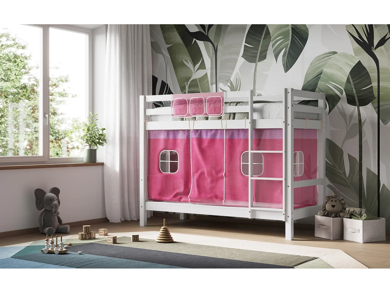Flair Callisto Shorty Bunk Bed White