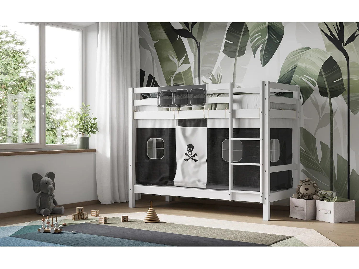 Flair Callisto Shorty Bunk Bed White