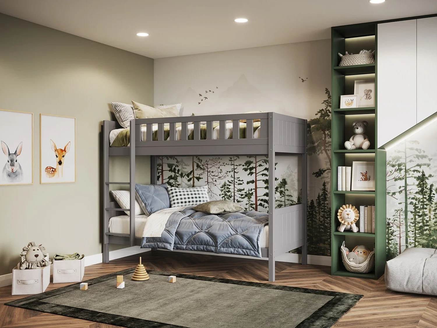 Flair Bea Bunk Bed Grey