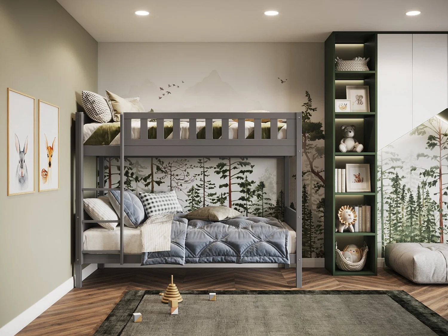 Flair Bea Bunk Bed Grey