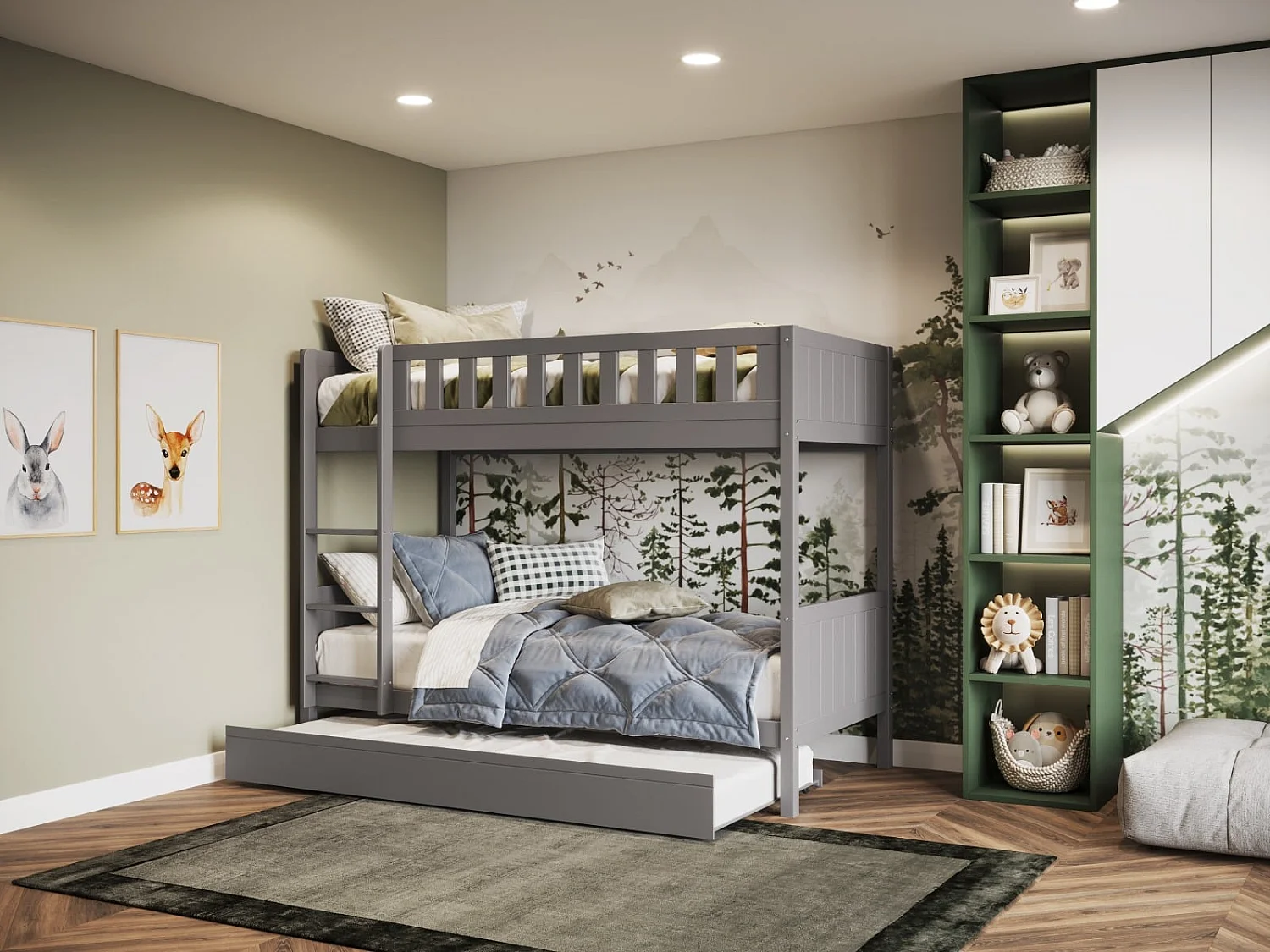 Flair Bea Bunk Bed Grey