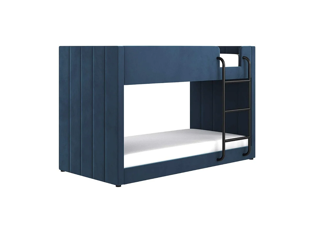 Flair Eden Navy Velvet Bunk Bed